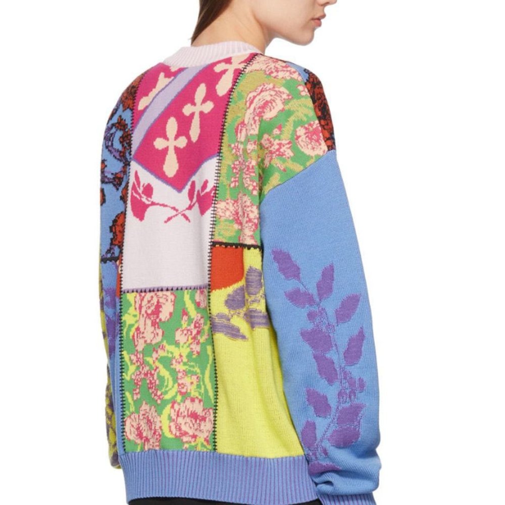 VERSACE Multicolor Wool Sweater - Picture 3 of 4